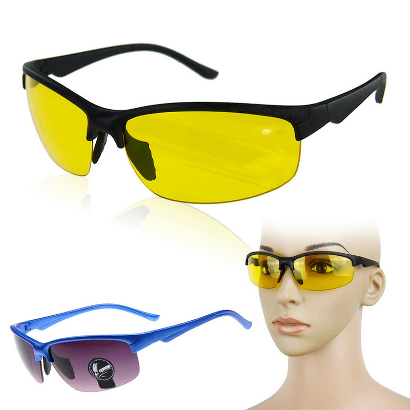 Vélo vélo lunettes polarisées équitation Protection lunettes conduite lunettes Sports de plein air lunettes de soleil HD Vision nocturne lunettes