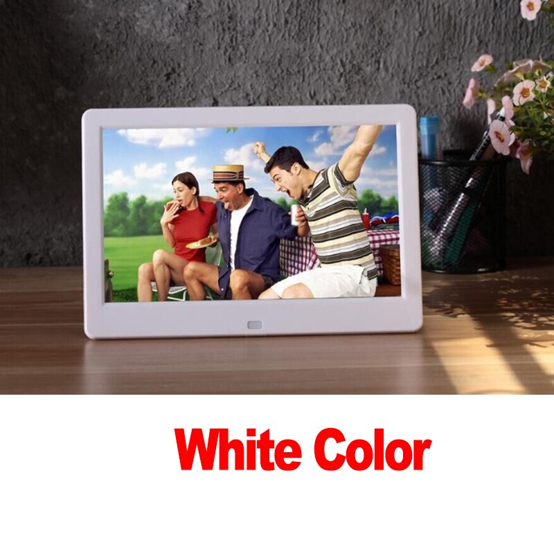 10.1 "HD fotografia cyfrowa obraz w ramie Mult-odtwarzacz multimedialny MP3 MP4 budzik na prezent