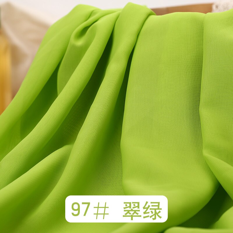 150 cm * 100 cm diy Chiffon Stoff Sheer Brautkleid Futterstoff Rock Party Dekorateur Georgette tüll kleid material: Q