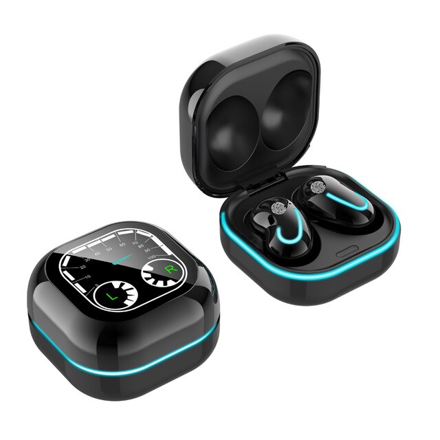S6 Plus Tws Headsets Noise Cancelling Earbuds Wireless Bluetooth Earphone Sports In Ear buds For Samsung Galaxy All Smart Phones: s6 se black