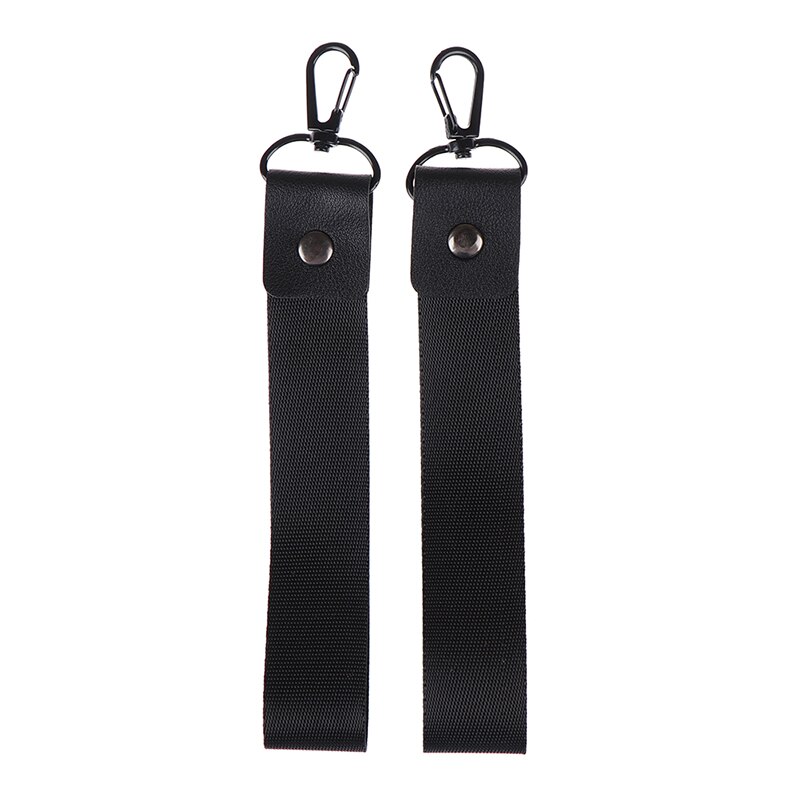 keychain lanyard Mobile Phone Strap shanging key chain Lanyard collar card Phone hanging 2Pcs keys collar Rope chain cordon: Black