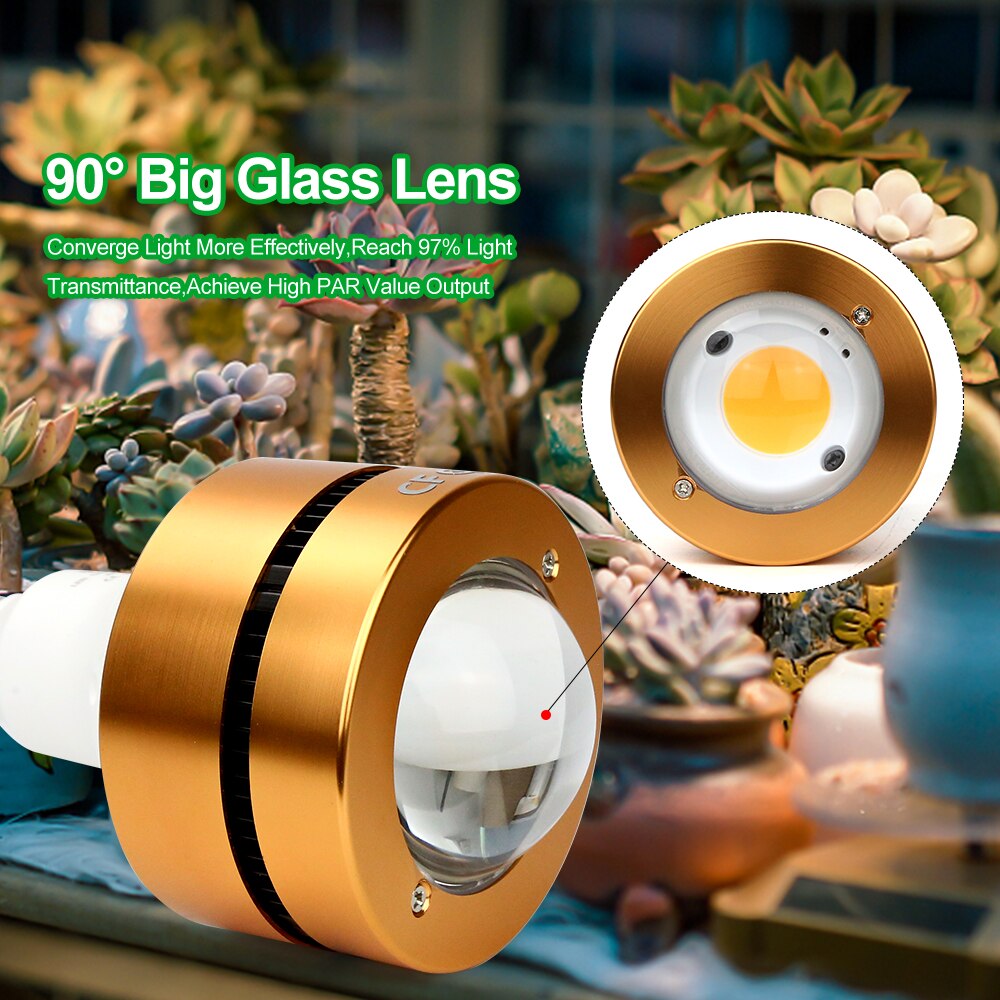 Par LED Wachsen Glühbirne E27 GEFÜHRTE Anlage Lampe mit Fan Sunlike Gesamte Spektrum Wachsen Lichter für Innen Pflanzen Gemüse und Sämling
