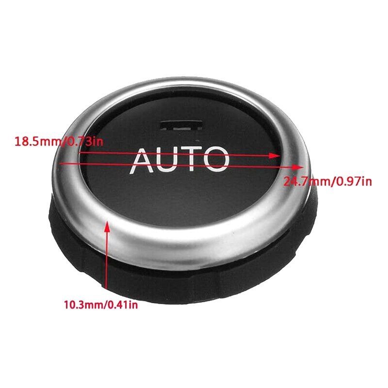 Bil temperatur justering bryter knott a/c klimaanlegg knott for-bmw 5 6 7 serie  x5 x6 f10 f07 f11 f01 f15 f16