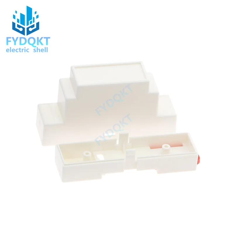 1 unidad de carril DIN PLC, carril de suministro, carcasa eléctrica, barrera de seguridad, módulo de aislamiento, carcasa de plástico 4-17-1: 88X24*59MM