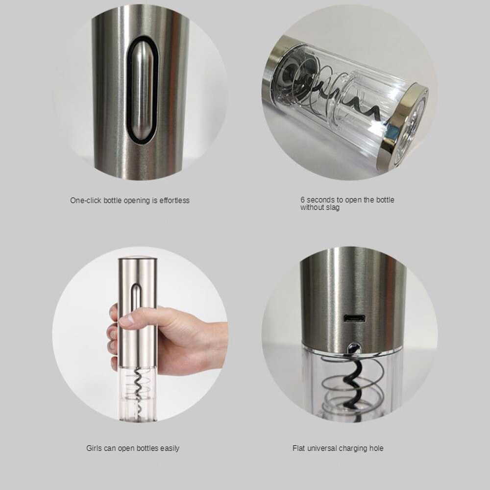 Automatic Wine Opener for Red Wine Foil Cutter Electric Red Wine Openers Jar Opener Kitchen Accessories Gadgets Bottle Opener