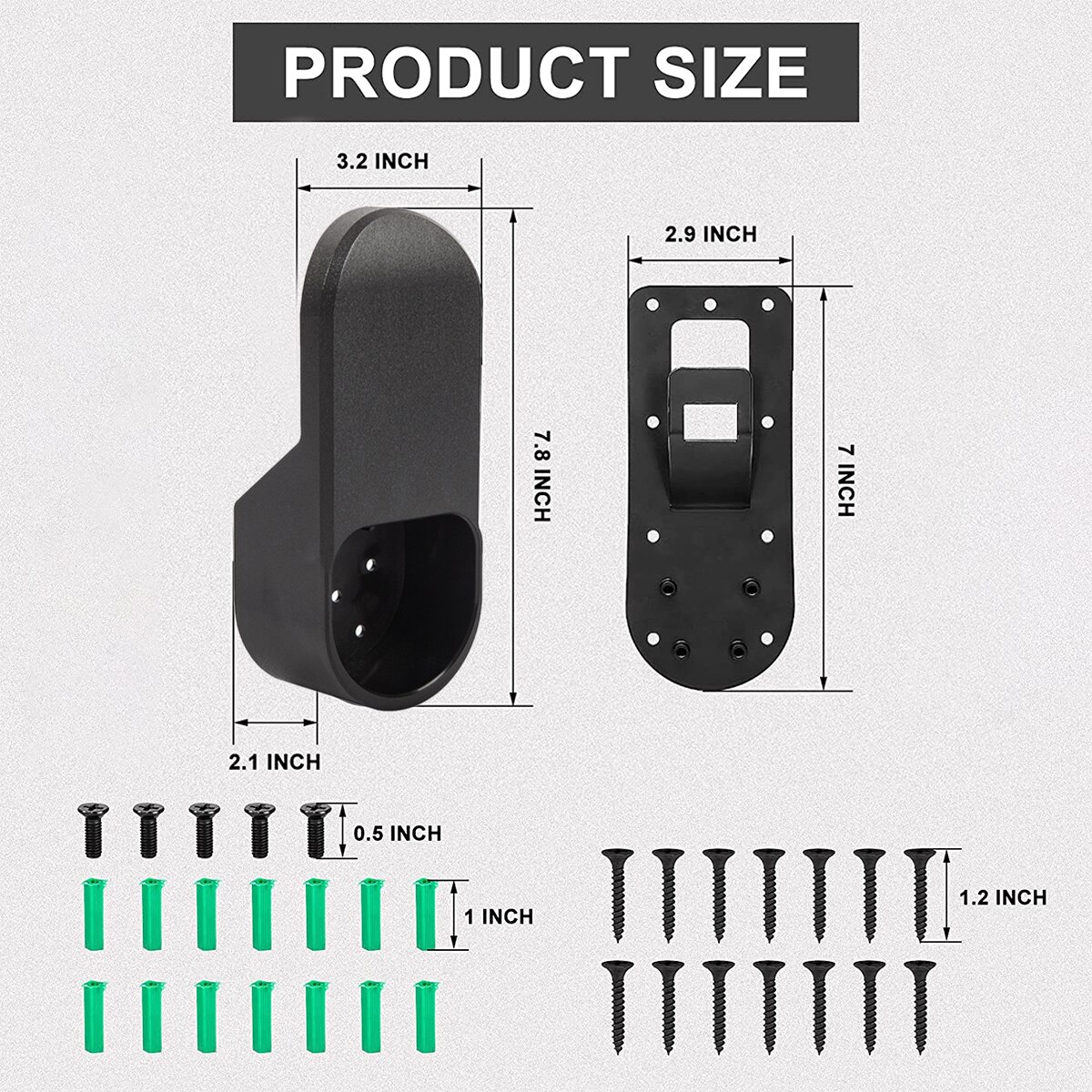 Car Charging Cable Holder Organizer Wall Mount Connector Adapter Auto Charger Bracket Car Accessories for Tesla Model 3 X S Y: EU