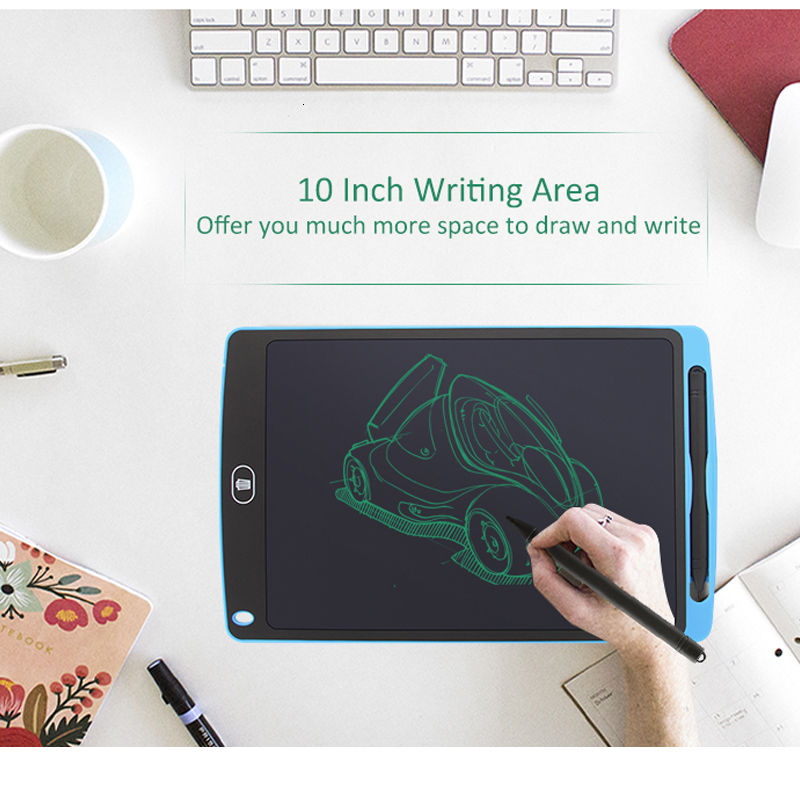 CHYI 10 Inch LCD Writing Tablet Electronic Digital Graphic Tablets Notepad Touch Handwriting Pad Memo Drawing Board For Children