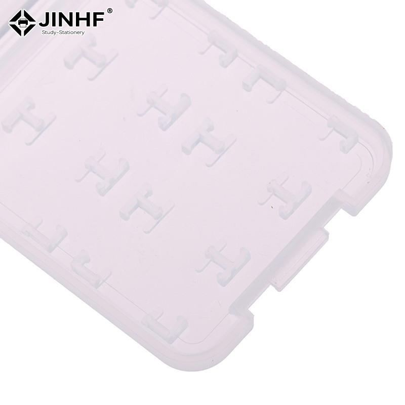 Transparente Hard Memory Card Storage Box, 8 em 1, Micro SD, SDHC, TF, MS, Protector Holder, Hard Case, Storage Box, 2Pcs
