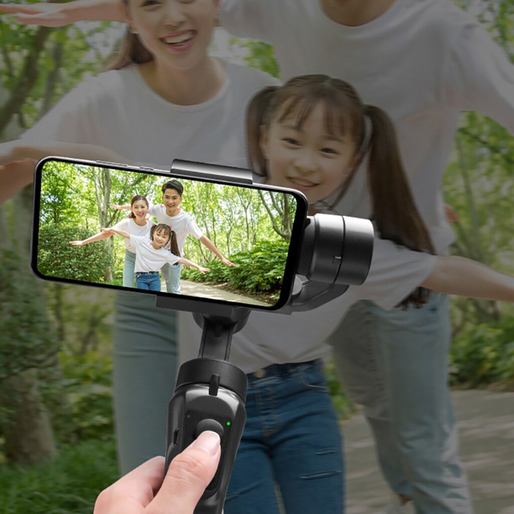 Handheld 3-Axis Gimbal Stabilizer Compatibel Met Alle Merken Van Smartphones Voor Vlog Youtuber Live Video Record Met Spo