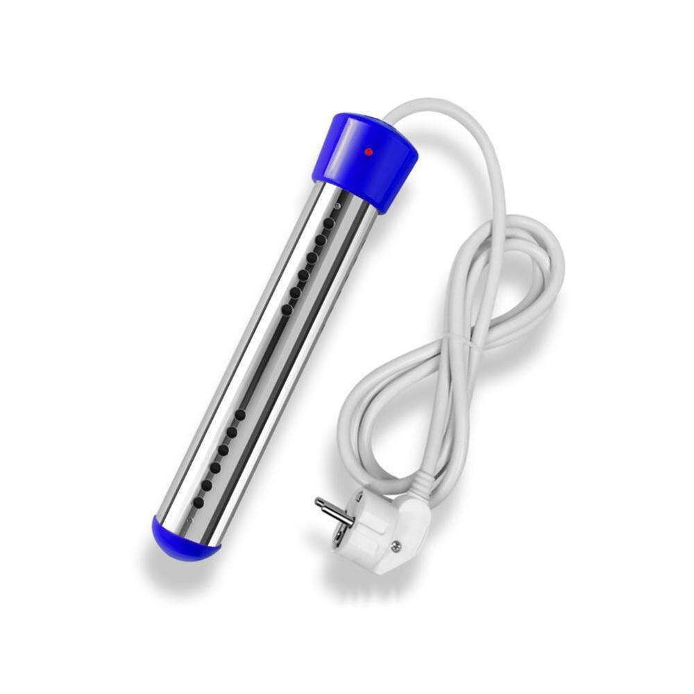 1500W Stainless Steel Electric Water Heater Boiler Immersion US Portable Plug Element Water Heating Suspension C8F7: Blue / U.S