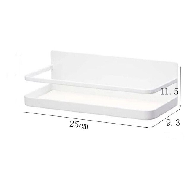 Support latéral magnétique pour réfrigérateur, support de rangement mural multifonction, étagère pour essuie-tout de cuisine, organisateur de réfrigérateur: S