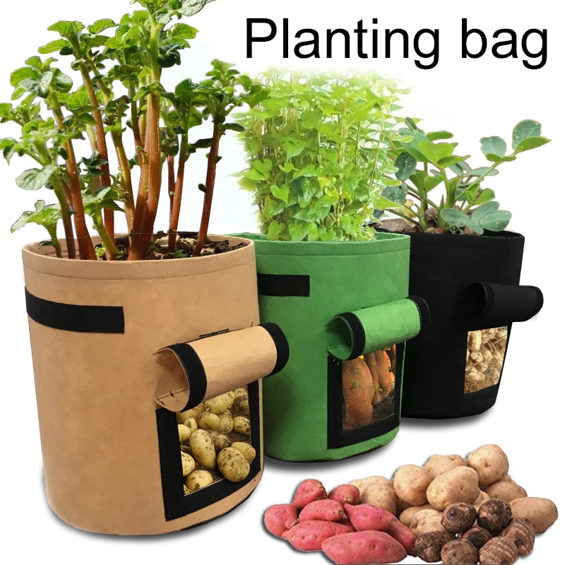 Spring Storage Container Vegetable Tomato Planting Bag Potato Grow Pot Practical Garden Patio Balcony Plant Grow Bag
