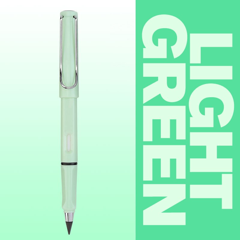 Technology No Ink Pen Unlimited Writing Pencils No Cutting Students Magic Pencils For Writing Art Sketch Painting Tools: Light Green
