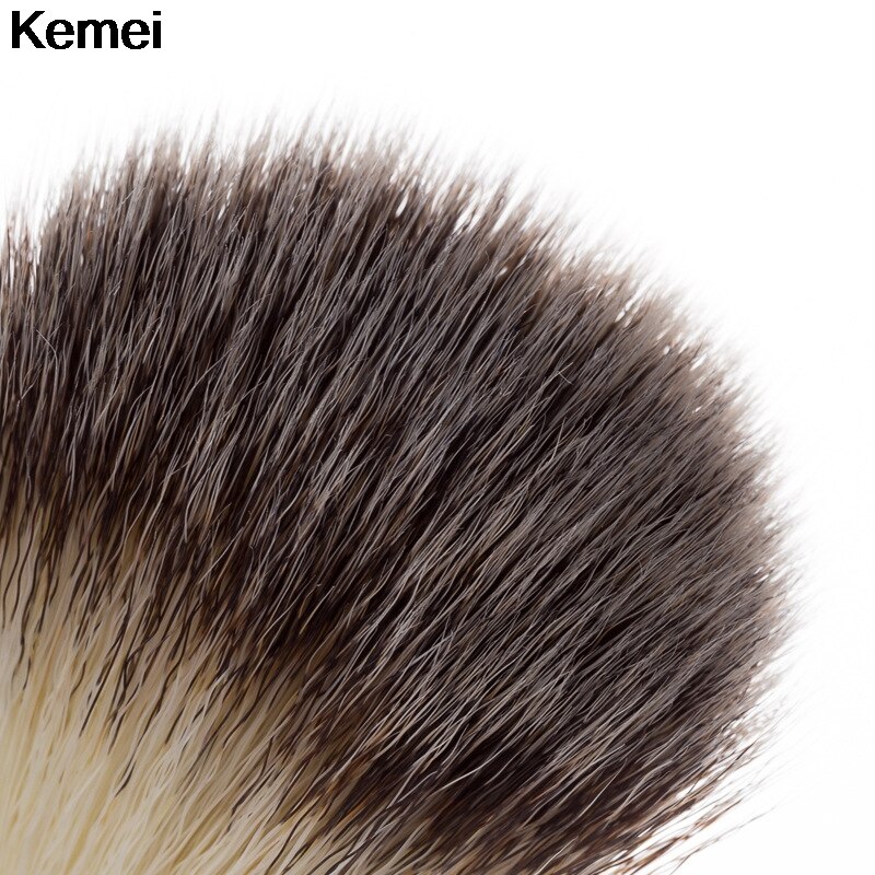 Brocha de afeitar para Barba, salón de belleza para hombres, herramienta de afeitado, cepillo de afeitar con mango de madera