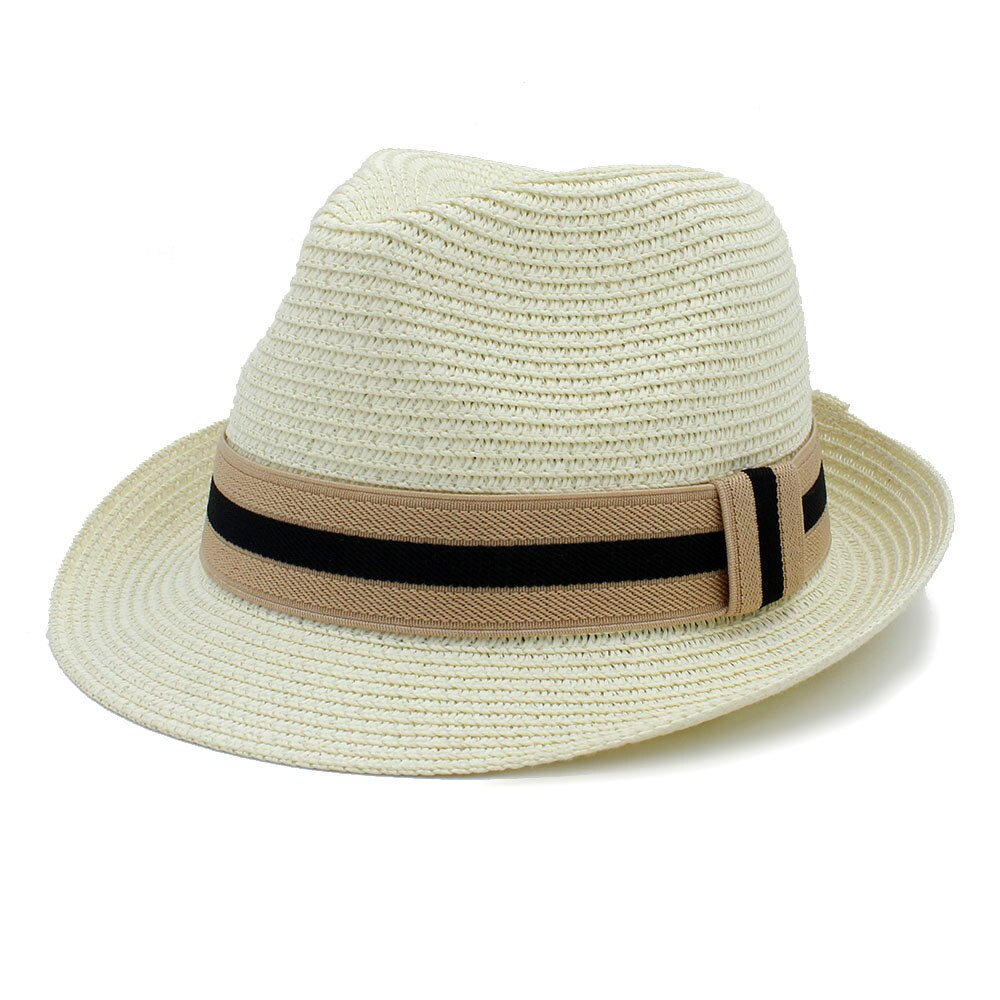 Classic Summer Women Men Toquilla Straw fedora Hat Queen Homburg Panama Cap Gentleman Dad Godfather Hat