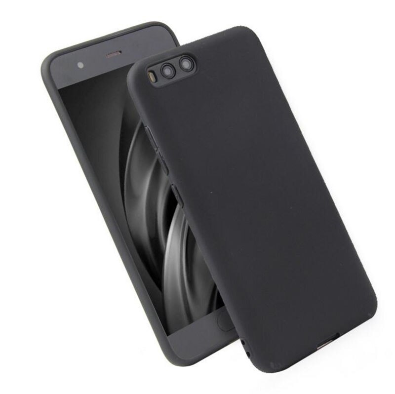 Capa de silicone tpu transparente e fosca, proteção ultra fina para xiaomi mi 6 mi6