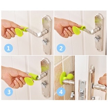 De silicona de cerradura de puerta almohadilla protectora puerta HandleSuction tipo de taza de la puerta del Gabinete de HandleSilicone Anti-colisión de la puerta almohadilla protectora