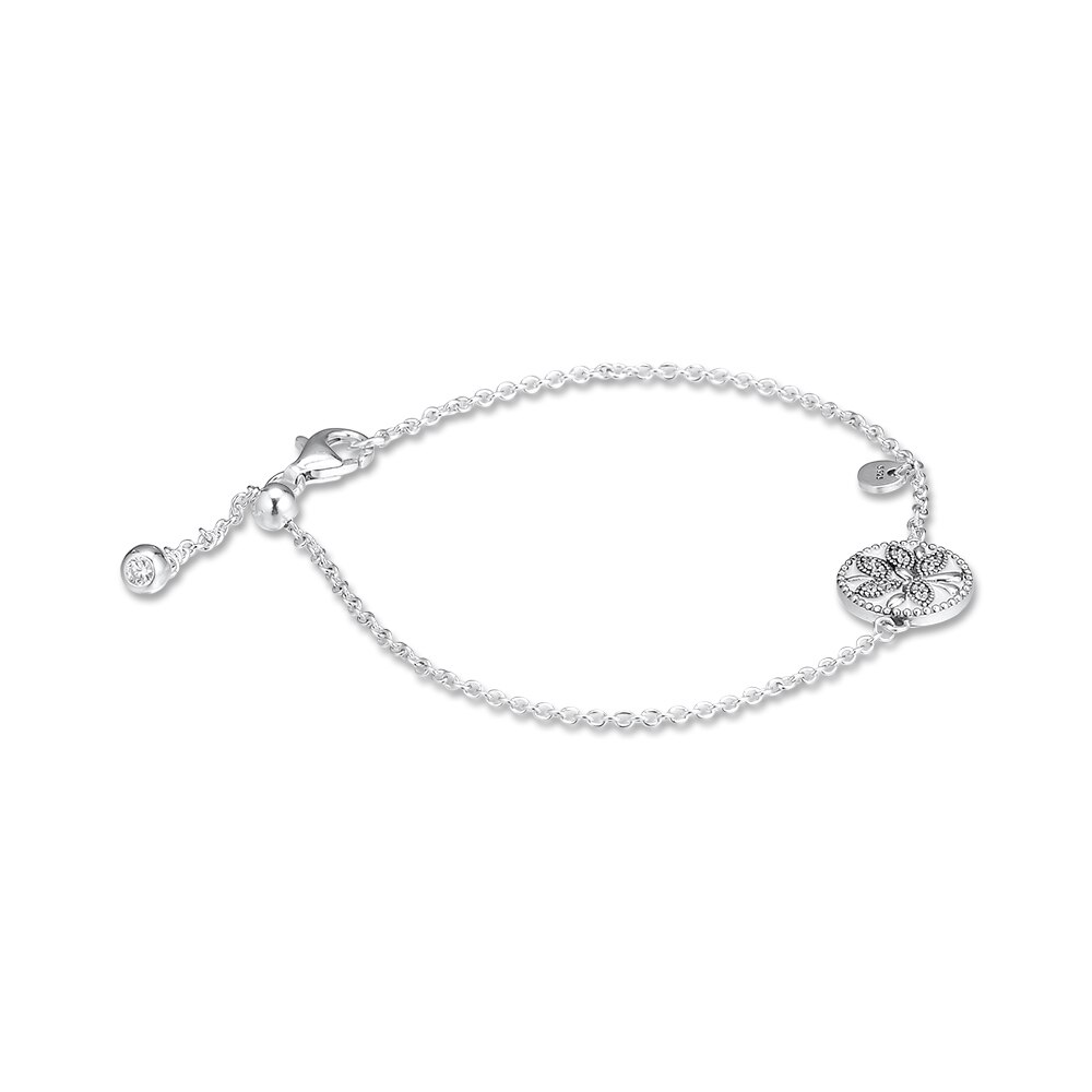 Albero della Vita Braccialetto Autentico Argento 925 Bracciali per Il FAI DA TE Donna Braccialetti di Modo per Monili Che Fanno