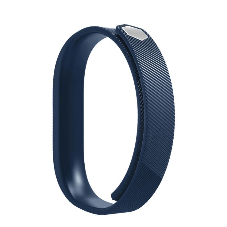 Betaalbare Vervanging Siliconen Armband wrist band voor Fitbit flex2 Band Strap Polsband Horlogeband Voor Fitbit flex 2 bandjes: Deep blue