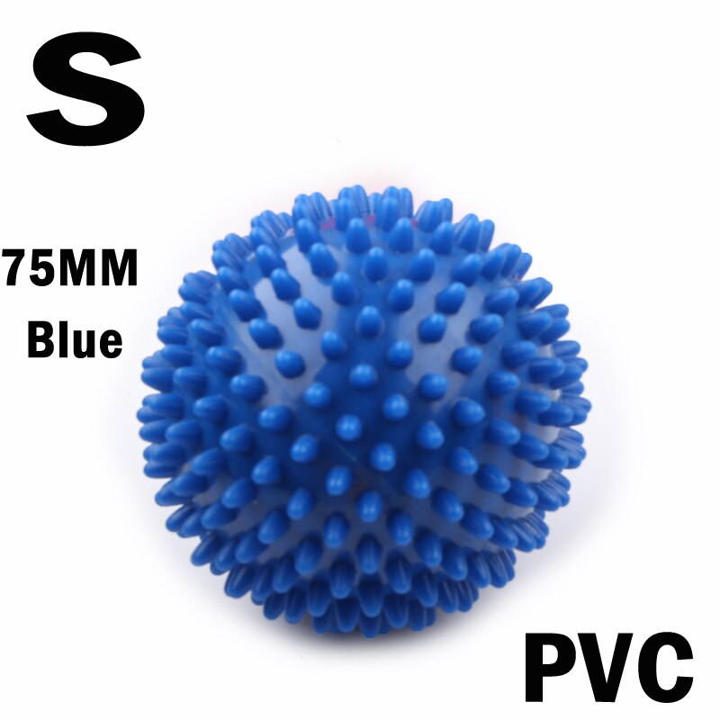 Foot Massage Ball Footful Spiky Trigger Point Sport Fitness Hand Pain Relief Ball: Blue