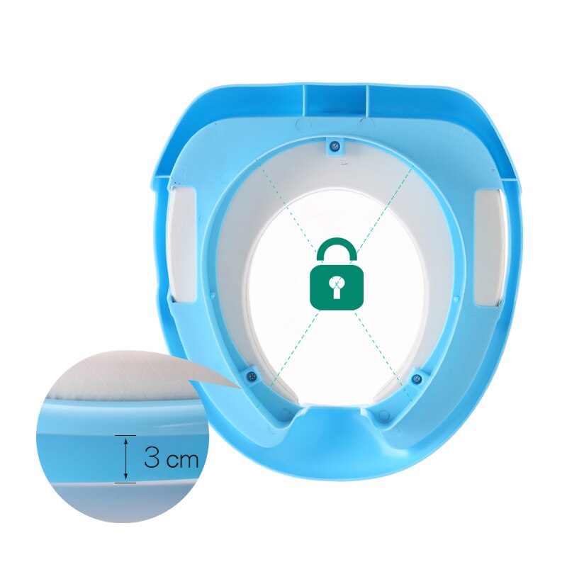 Children Toilets with Handles Kid's Safe Potty Seat Belt Toilet Seat Cover Potties