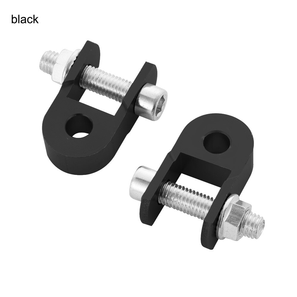 Extensor Universal de amortiguadores para motocicleta, Extensión de altura, elevador de suspensión, accesorios para motocicleta, 2 uds.: black