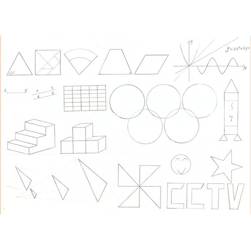 Multifunctional Drawing Ruler Portable Universal Parallel Ruler Practical Measuring Tool for School Office Drawing Ruler QJY99