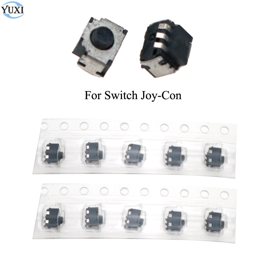 Yuxi 10Pcs Voor Nintend Schakelaar Ns Nx Vreugde-Con Microschakelaar Knop Voor Schakelaar Joycon Links Rechts L R console Board Reparatie Onderdelen