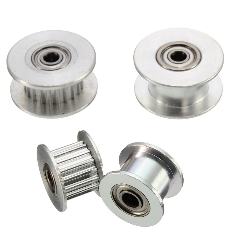 16 T/20 T Tand GT2 Riem Spanrol 6mm Riem Glad Spanrol met Lager voor 3D printer Accessoires