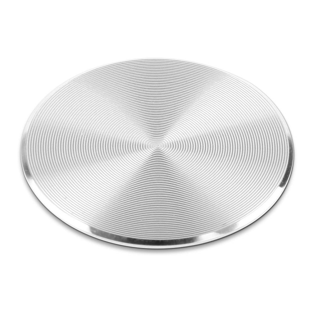 CD Veins Round Metal Plate Magnetic Car Phone Holder Used Accessories Universal For Magnet Phone Stand for Iphone 7 Plus Samsung: Silver