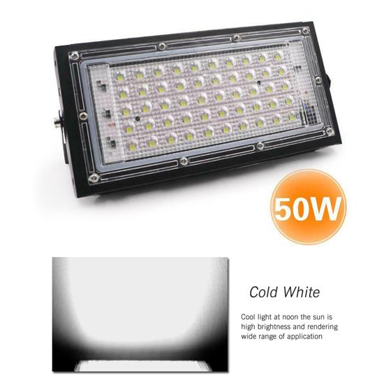 50W LED Flood Light LED street Lamp 220V 240V waterproof Spotlight Landscape Lighting IP65 led spotlight Red Green Blue RGB: Cold white