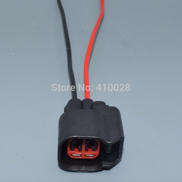 shhworldsea EV6 EV14 USCAR Fuel Injector Connector Wiring Plugs Pigtail Wire for Dodge LS2 LS3 LS7 GM Ford Dodge Jeep Mustang: 2set female