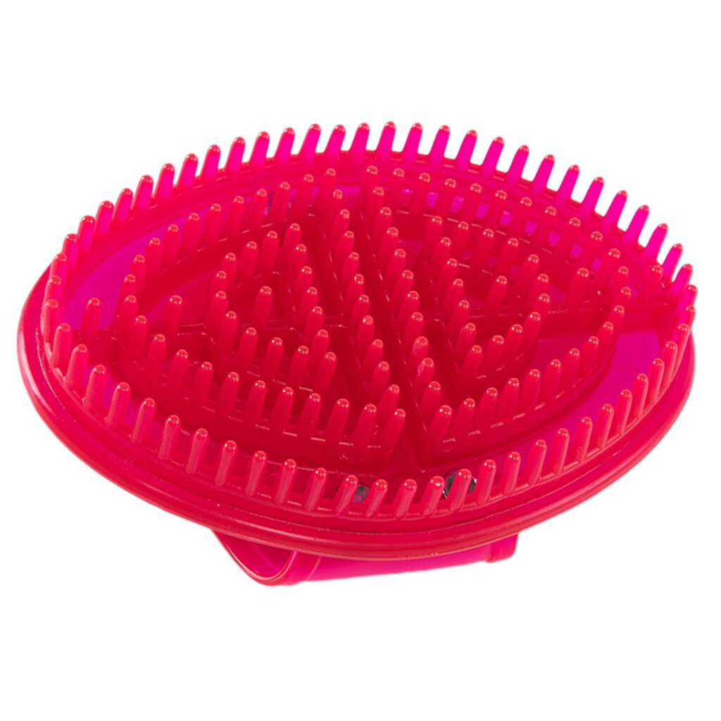 Handheld Hair Scalp Massager Shampoo Brush, Meridian Massage Brush Body Massager, Scalp Care Brush: Red