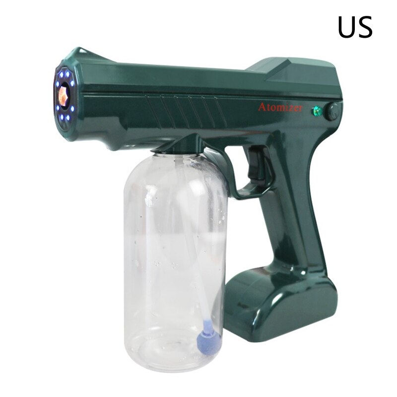 Handheld Nano Sanitizer Sprayer Home Disinfection Atomizer Blue Ray Cordless 193F: GN