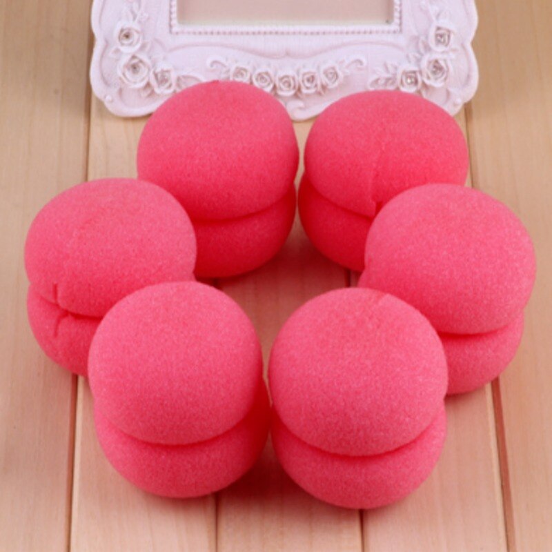 6 stks/set Magic Spons Haar Rollen Zachte Spons Foam Curling Bal DIY Haar Curling Rollers Vrouwen Haar Curling tool