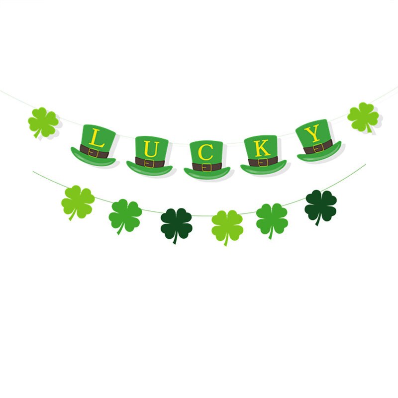 St. Patrick Party Decorations Party Backdrop Curtains St. Patrick's Day Decorations For Home Backdrop Decor Set