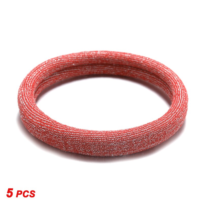 100 pcs/lot kids hair rope Hair Accessories Scrunchy Elastic Hair Bands Girls decorations Headbands Rubber Band: TSZ055-2