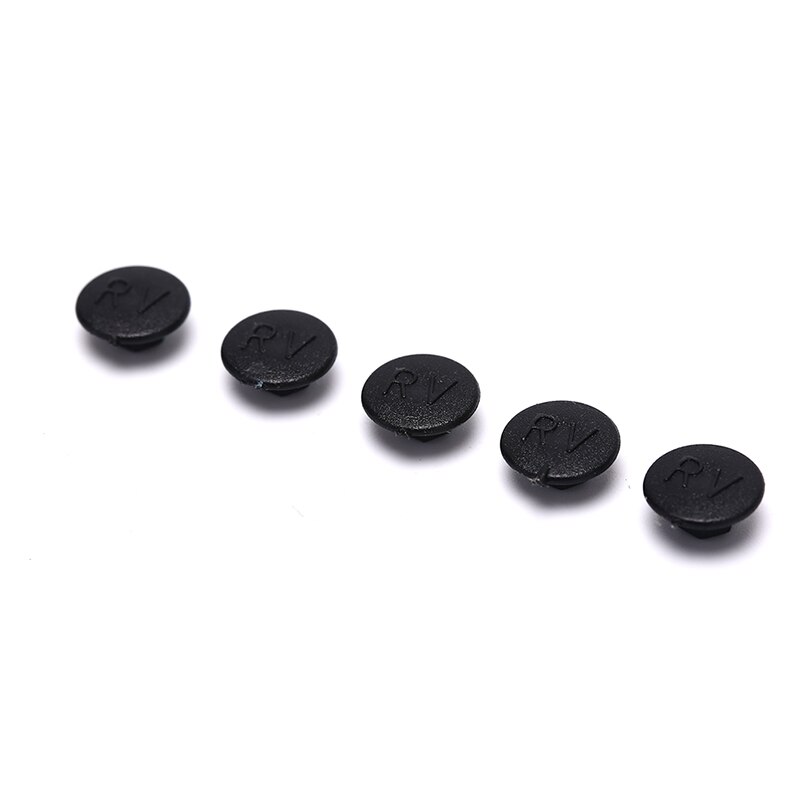 5pcs MTB Bike Aheadset Stem Screw Cap Mountain Bike Road Bike Foldable Bicycle Hexagon Screws Cap Cycling Accessories: BK