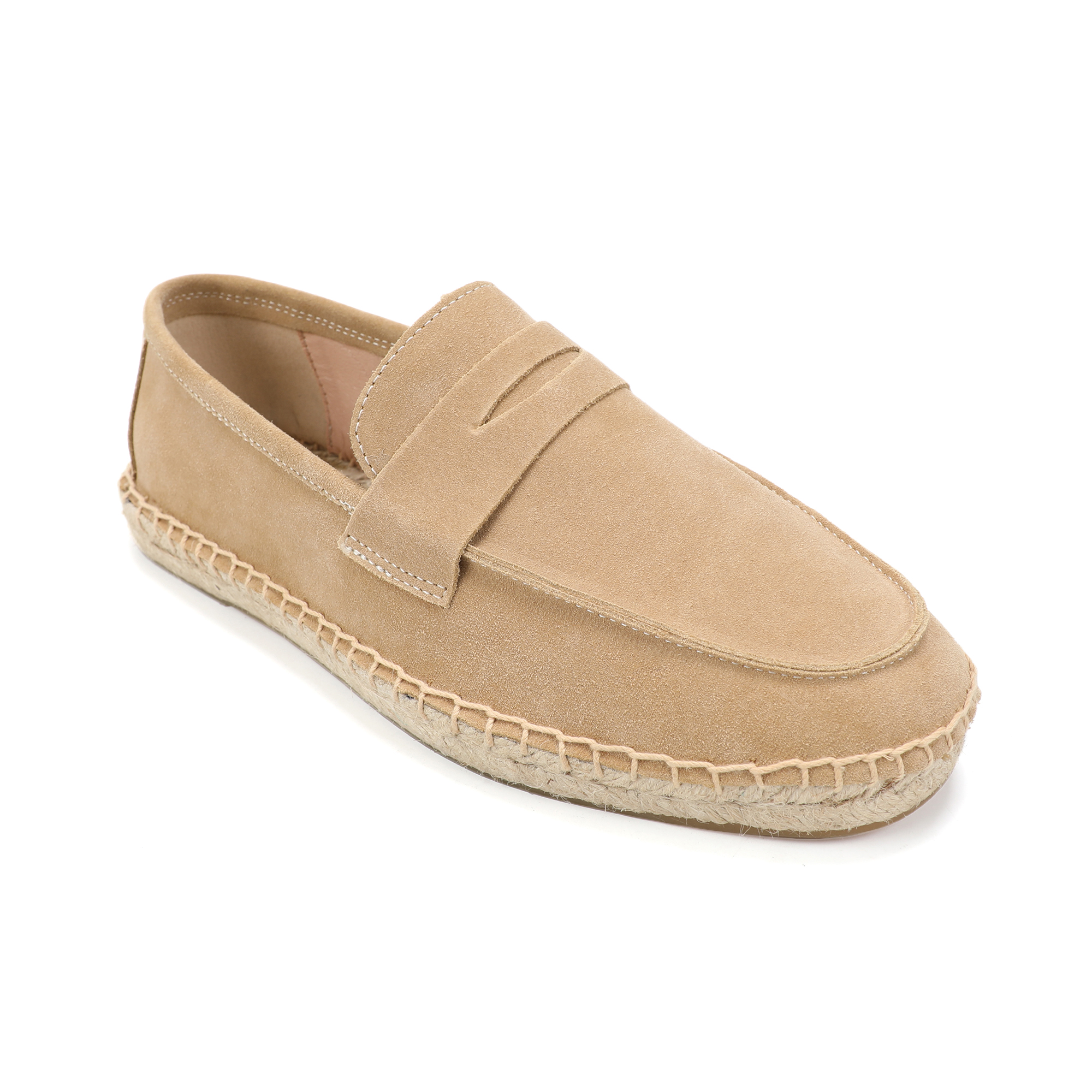 espadrilles dames Loafer Platte schoenen Suède schoenen Instappers Loafers jute Platte schoenen Heren casual