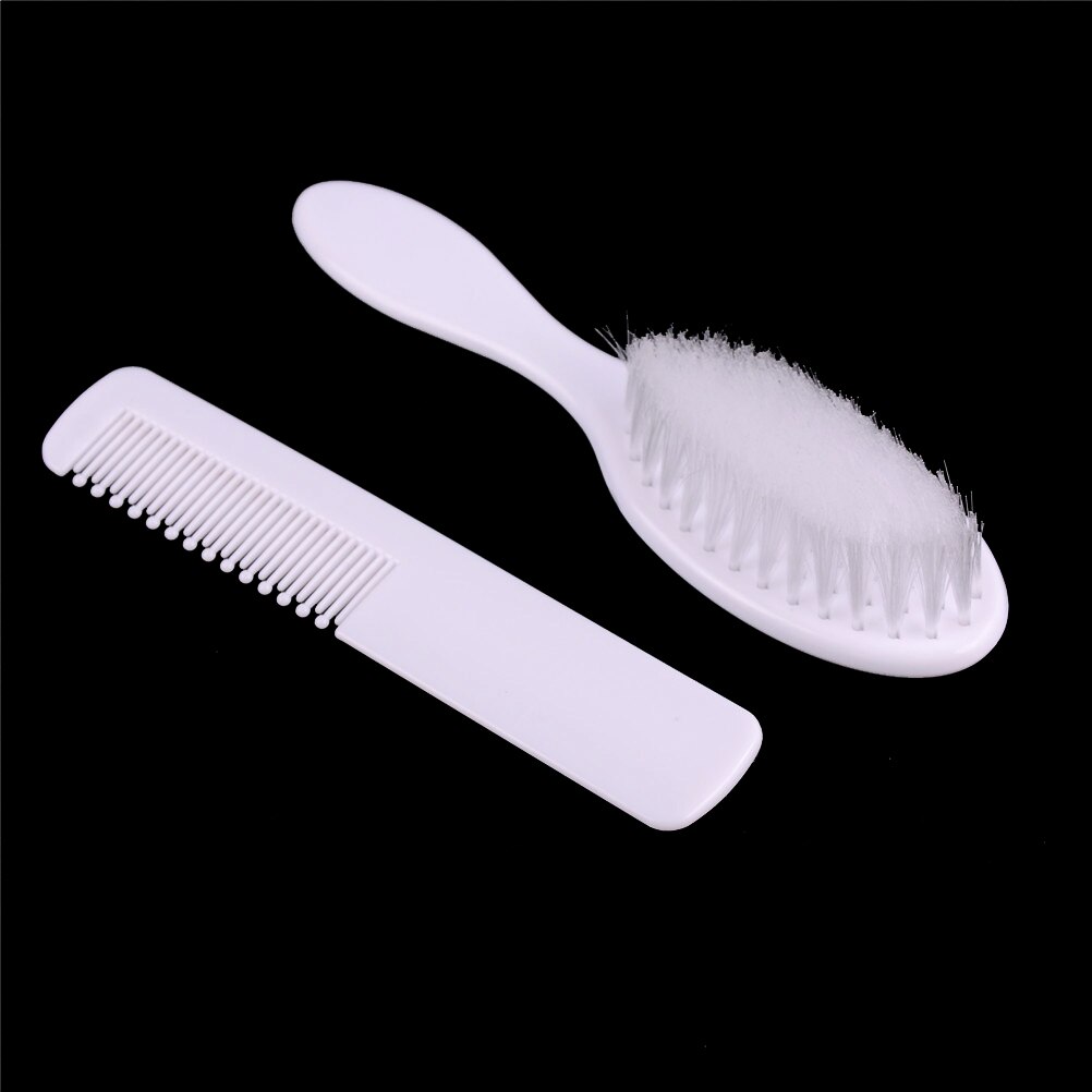 2 stücke/1set ABS Baby Haarbürste Neugeborenen Haar Pinsel Infant Kamm Kopf Massager Für Jungen Und Mädchen