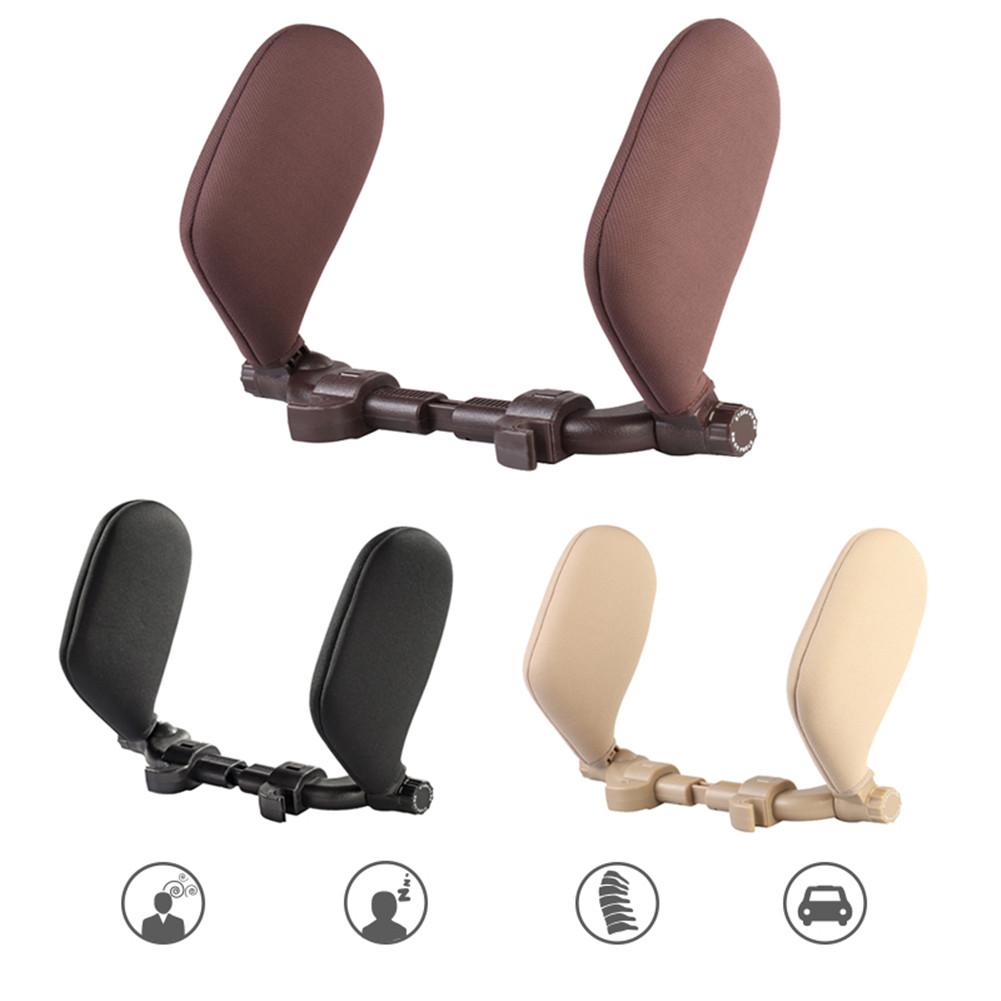 Car Seat Headrest Pillow Car Seat Neck Support 360 Degree Adjustable Both Sides Travel Sleeping Cushion For Kids Adults