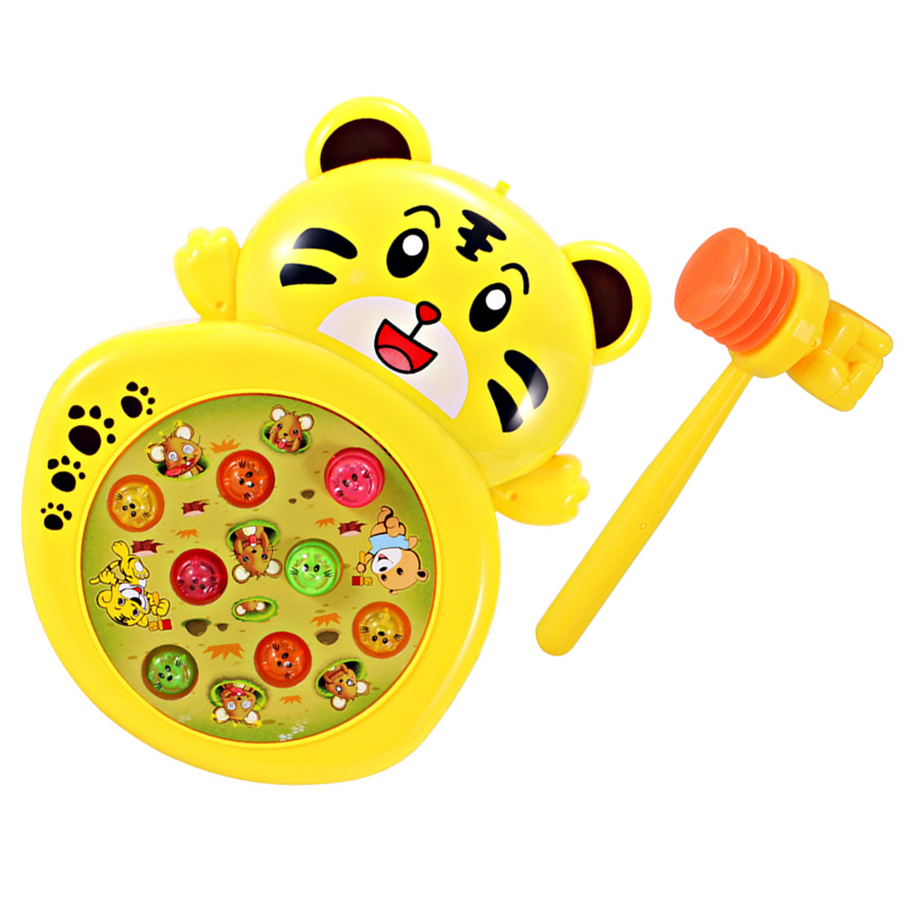 1 Set Electric Whack Children Mole Game Plaything Cartoon Hammering
