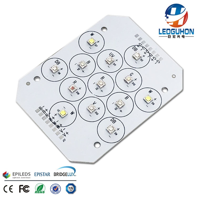 Nueva luz de acuario 7 bandas de control AI led usado de diodo led de alta potencia 3535