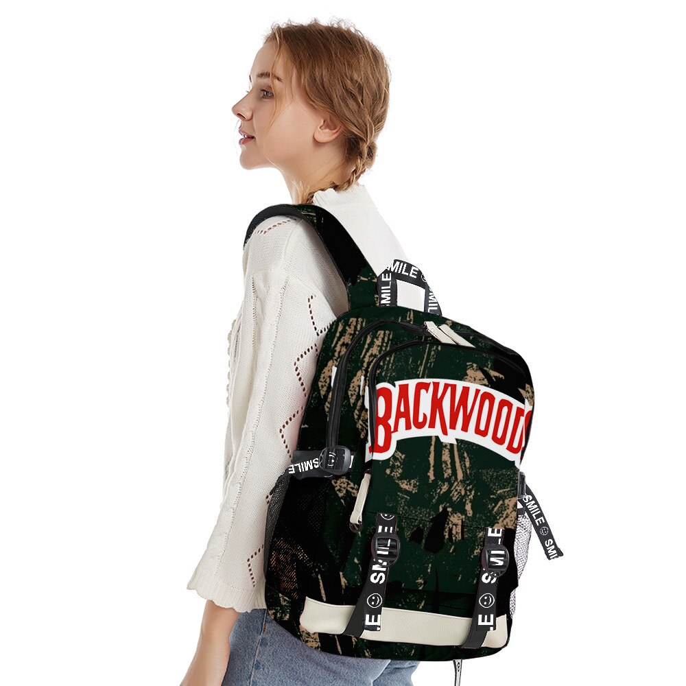 Backwoods 3d Printed Backpack School Student Casual Book Backpack Laptop Bag