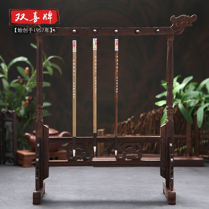 Shuangxi shanlian lake penna blomma stång oxe horn hink kaninfilé lila filé liten vanlig skrift noggrann målning