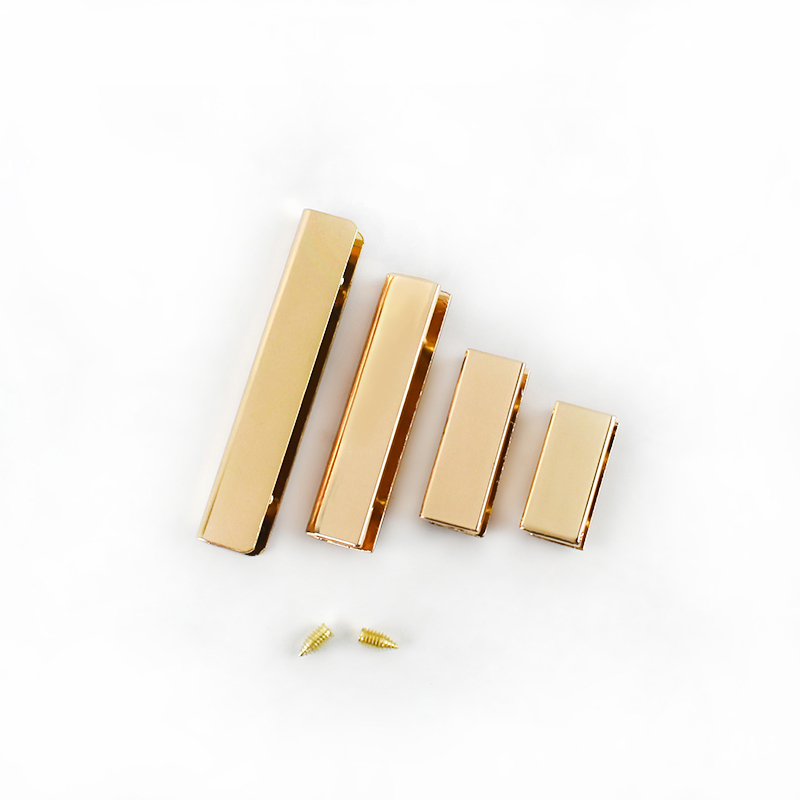 20 pz 15/20/25/32mm tessitura di metallo coda Clip borsa angolo viti bordi protezione fibbia ciondolo fai da te vite gancio accessori di chiusura: 32mm / LightGold