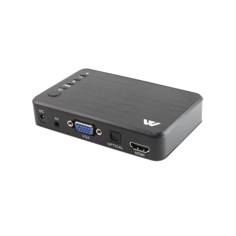 Multi TV Media Player HDMI 1080P HD Support VGA USB SD MMC RMVB MP3 AVI MPEG MKV CRT with EU Plug