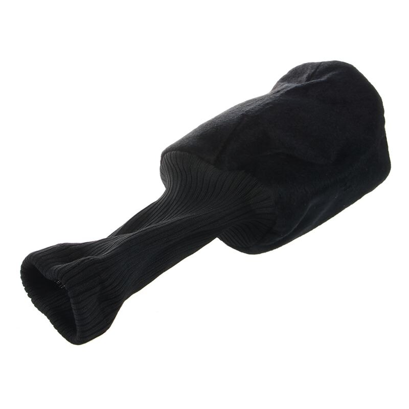 Lot de  of 3 couvre-têtes de club de golf noirs à long cou, couvre-tête de protection 1 3 5