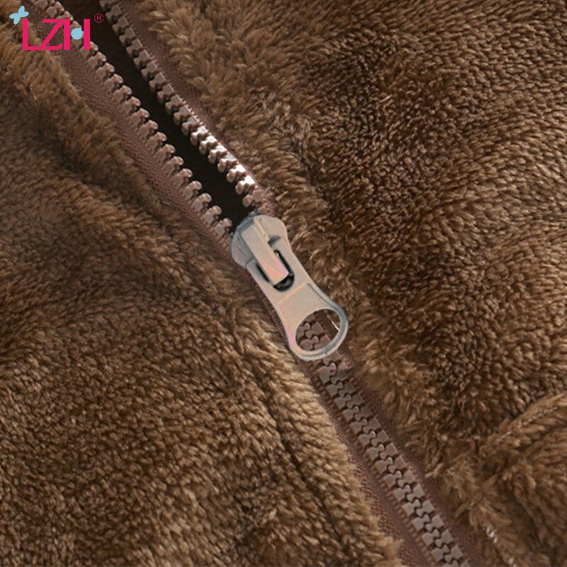 LZH Otoño Invierno chaqueta de bebé niñas Casual con capucha gruesa Cordero abajo suéter niños abrigo niños abrigos niños chaqueta