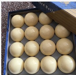 2-1/16 "Taiwan billard jeu de boules 16 pièces/boîte 52.5mm queue boule à vendre